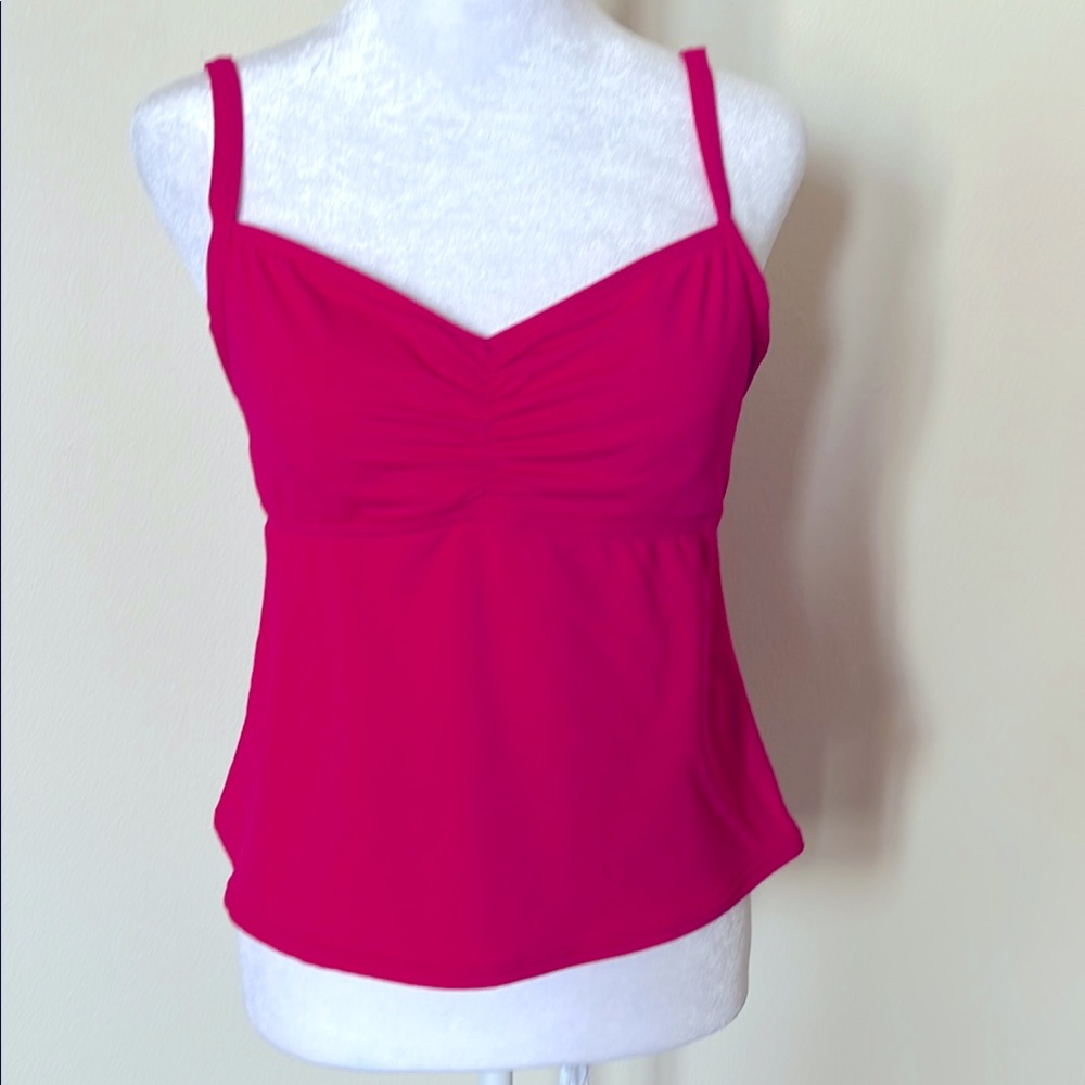 Lands' End Pink Fitted Camisole Bustier women’s size 10